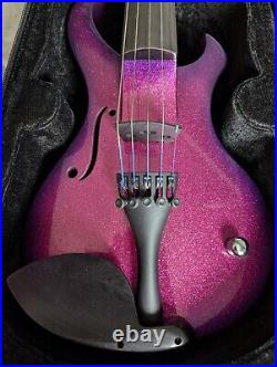 Wood Violins 5-String Katana Sabre Electric Violin Pink Panther Burst New