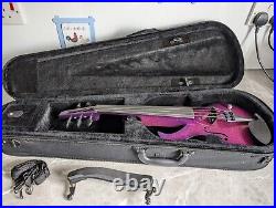 Wood Violins 5-String Katana Sabre Electric Violin Pink Panther Burst New