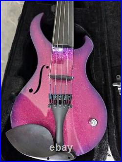 Wood Violins 5-String Katana Sabre Electric Violin Pink Panther Burst New