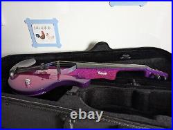 Wood Violins 5-String Katana Sabre Electric Violin Pink Panther Burst New