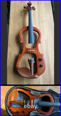 Yamada Artisan Silent Quality Vintage Electric Violin In Great Condition